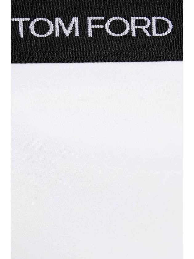 High Waist Logo Band Panties White - TOM FORD - BALAAN 4