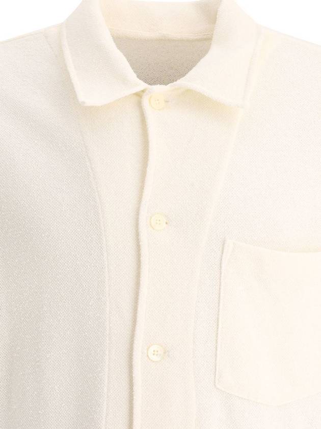 Box Boucle Pocket Short Sleeve Shirt White - OUR LEGACY - BALAAN 4