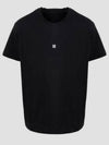 Embroidered Logo Jersey Short Sleeve T-shirt Black - GIVENCHY - BALAAN 2