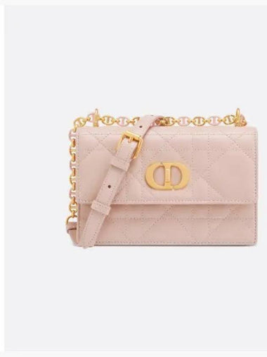 Miss Caro Cannage Lambskin Cross Bag Pink - DIOR - BALAAN 1