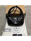 Soft Padded Nappa Leather Mini Bag Black - PRADA - BALAAN 3