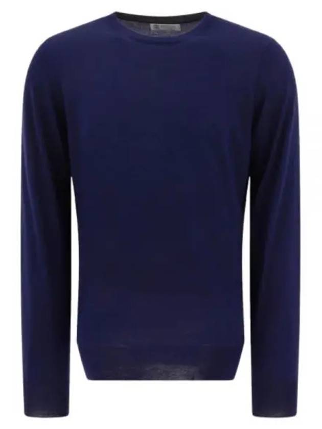 Cashmere Silk Knit Top Blue - BRUNELLO CUCINELLI - BALAAN 2