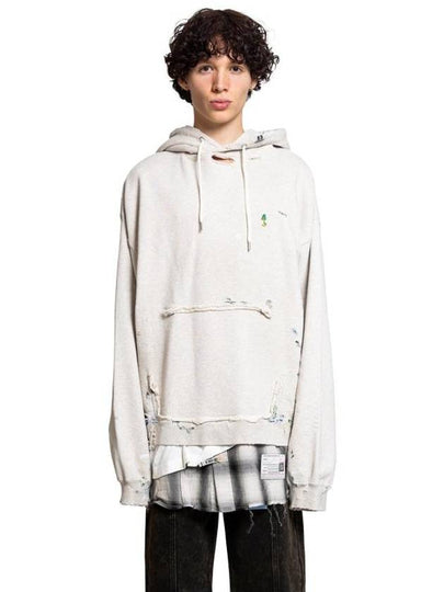 Triple Layered Hoodie White - MAISON MIHARA YASUHIRO - BALAAN 2