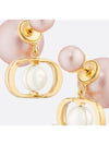 Dior Tribales Earrings Gold Finish Metal Pale Pink - DIOR - BALAAN 2