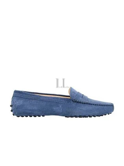 Gommino Suede Driving Shoes  Blue - TOD'S - BALAAN 2