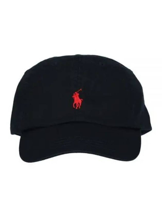 Pony Embroidered Ball Cap Black - POLO RALPH LAUREN - BALAAN 2