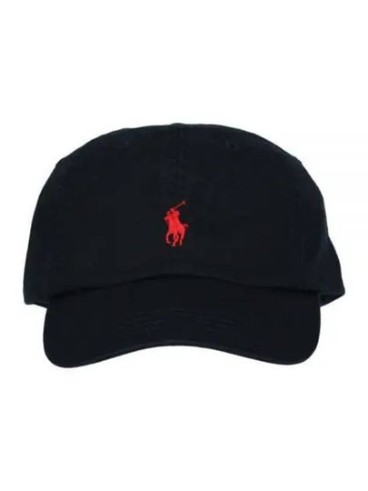 Embroidered Pony Ball Cap Black - POLO RALPH LAUREN - BALAAN 2