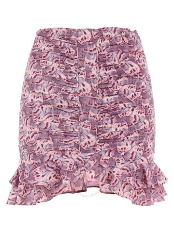 Isabel Marant Ladies Pink Milendi Silk Skirt Brand Size 38 US Size 4 - ISABEL MARANT - BALAAN 1