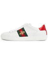 Ace Bee Embroidered Low Top Sneakers White - GUCCI - BALAAN 4