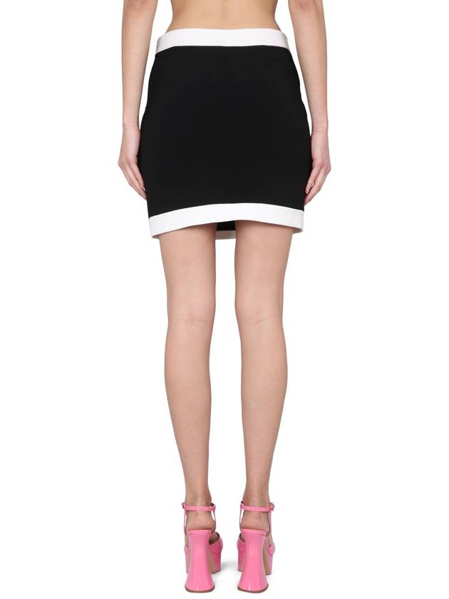 short skirt 01180424 4555 BLACK - MOSCHINO - BALAAN 4