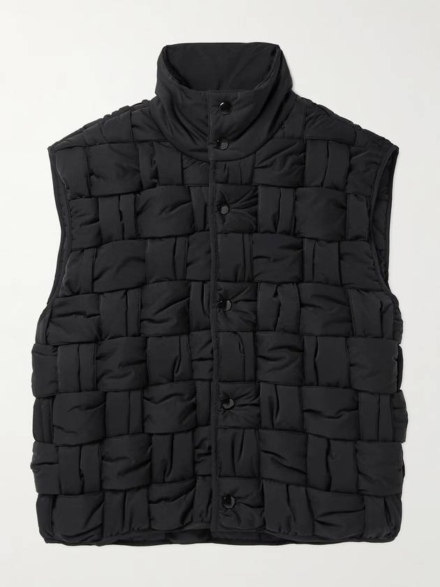 Intrecciato Tech Nylon Vest Black - BOTTEGA VENETA - BALAAN 3