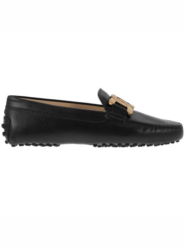 Women's Kate Gommino Leather Driving Shoes Black - TOD'S - BALAAN 3