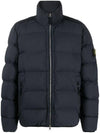 Seamless Tunnel Nylon Down Padding Navy - STONE ISLAND - BALAAN 1