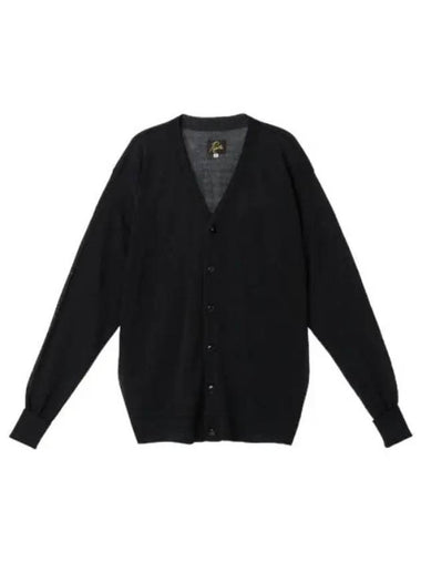 V neck cardigan black MR325BLACK - NEEDLES - BALAAN 1