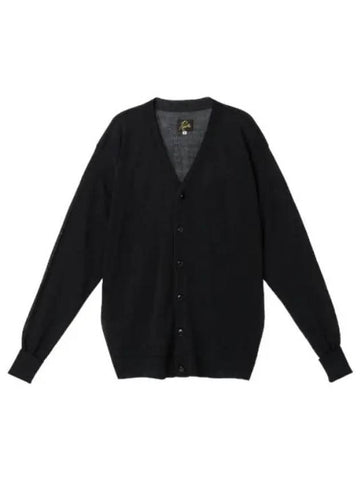 V neck cardigan black - NEEDLES - BALAAN 1