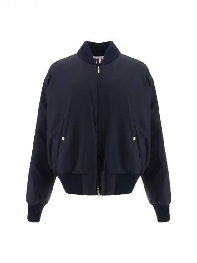 Diagonal armband padded bomber jacket 270553 - THOM BROWNE - BALAAN 1