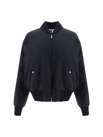 Diagonal armband padded bomber jacket 270553 - THOM BROWNE - BALAAN 1