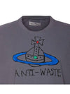 ANTIWASTE Classic T Shirt 3G010021 J001MP407 B0011187892 - VIVIENNE WESTWOOD - BALAAN 5