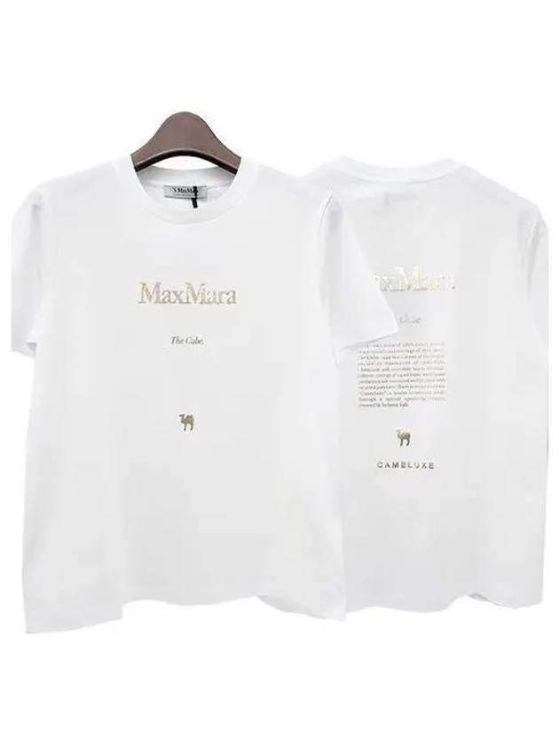 Quieto logo print short sleeve t shirt 1094519 - MAX MARA - BALAAN 1