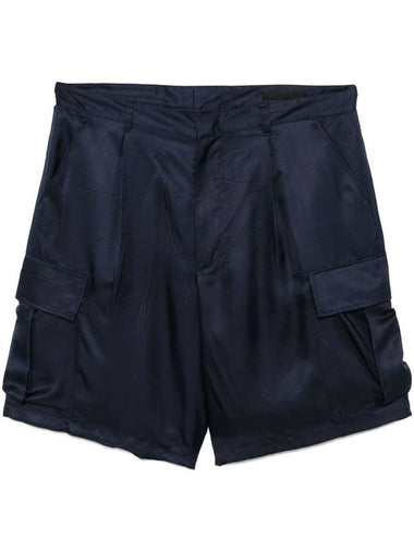 silk cargo shorts - PRADA - BALAAN 1