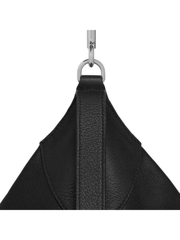 Large Strap Romi Sapuru Calfskin Shoulder Bag Black - CELINE - BALAAN 5