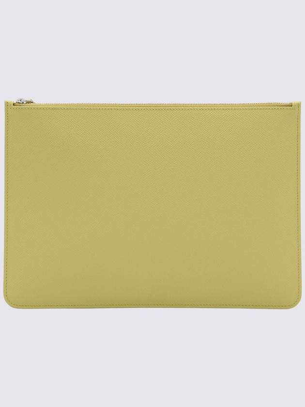 Stitch Zipper Clutch Bag Yellow - MAISON MARGIELA - BALAAN 2