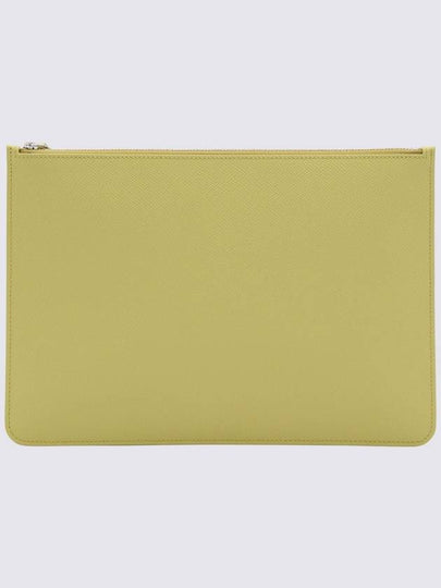 Stitch Zipper Clutch Bag Yellow - MAISON MARGIELA - BALAAN 2