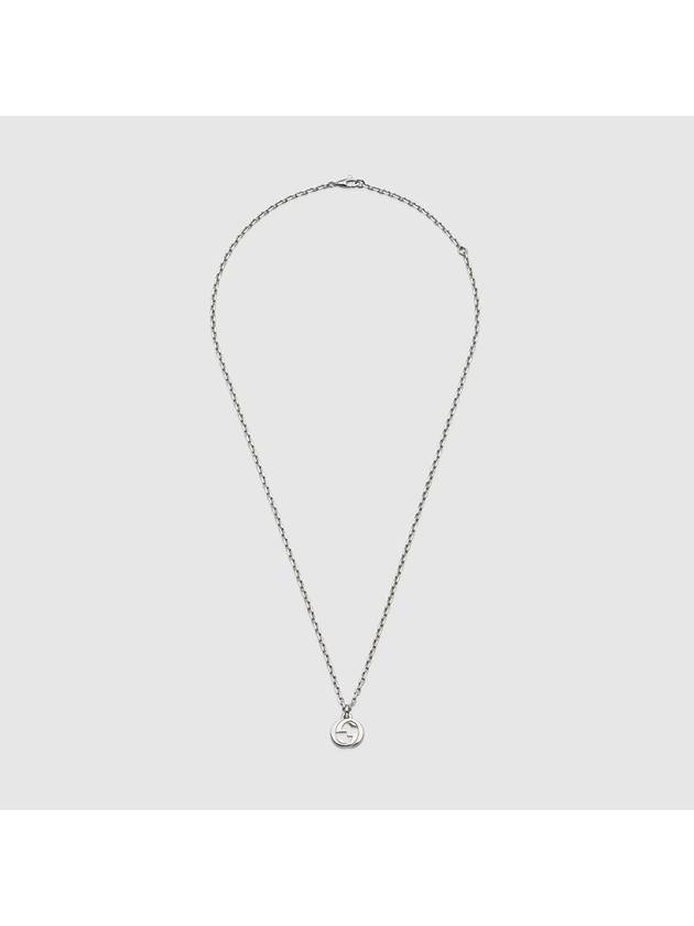 Interlocking Chain Necklace Silver - GUCCI - BALAAN 2