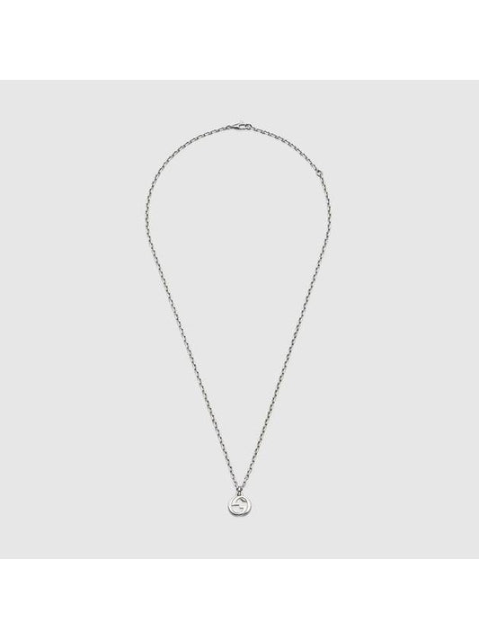 Interlocking Chain Necklace Silver - GUCCI - BALAAN 2