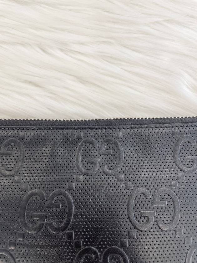 Women s GG Embossed Leather Clutch 625569 Condition A - GUCCI - BALAAN 7