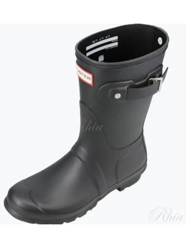 Original Matte Short Rain Boots Black - HUNTER - BALAAN 2