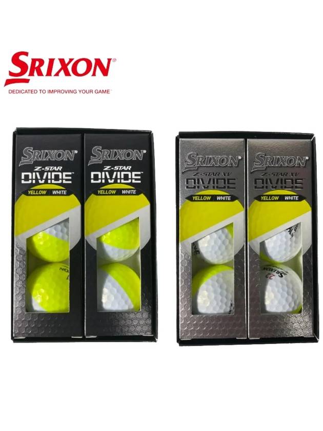 24 year old G-Star Divide golf ball 6-ball set Z STAR half-half ball 3-piece urethane hole-in-one meeting printing - SRIXON - BALAAN 1