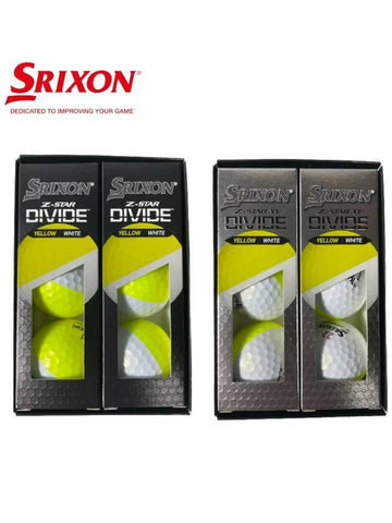 24 year old G-Star Divide golf ball 6-ball set Z STAR half-half ball 3-piece urethane hole-in-one meeting printing - SRIXON - BALAAN 1