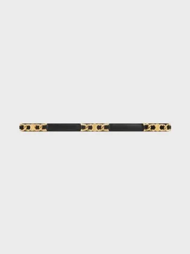 Small Gourmet Triomphe Belt Black - CELINE - BALAAN 2