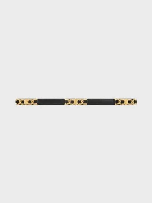 Small Gourmet Triomphe Belt Black - CELINE - BALAAN 2