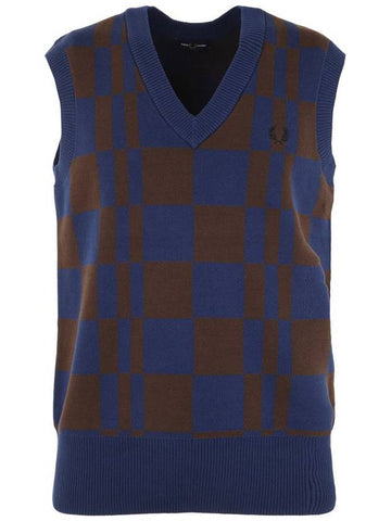 Fred Perry Fp Chequerboard Tank Clothing - FRED PERRY - BALAAN 1