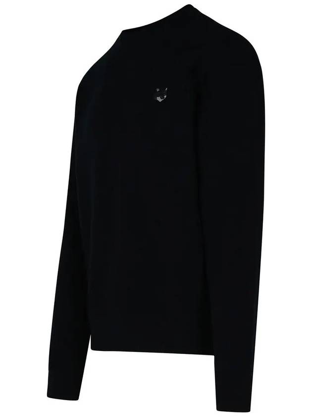 Bold Fox Head Cotton Sweatshirt Black - MAISON KITSUNE - BALAAN 3