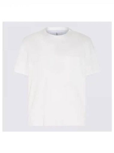 Chest pocket cotton t shirt 271779 - BRUNELLO CUCINELLI - BALAAN 1