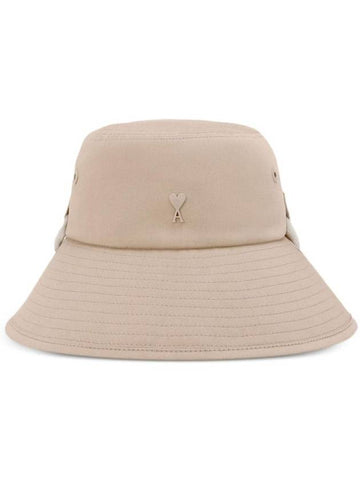 De Coeur Bucket Hat Light Beige - AMI - BALAAN 1