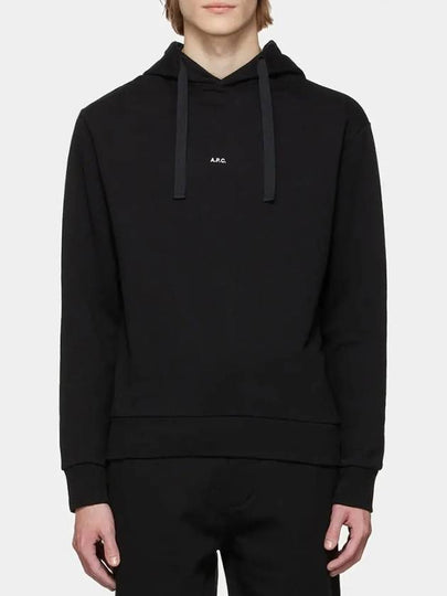 Larry Small Logo Hoodie Black - A.P.C. - BALAAN 2