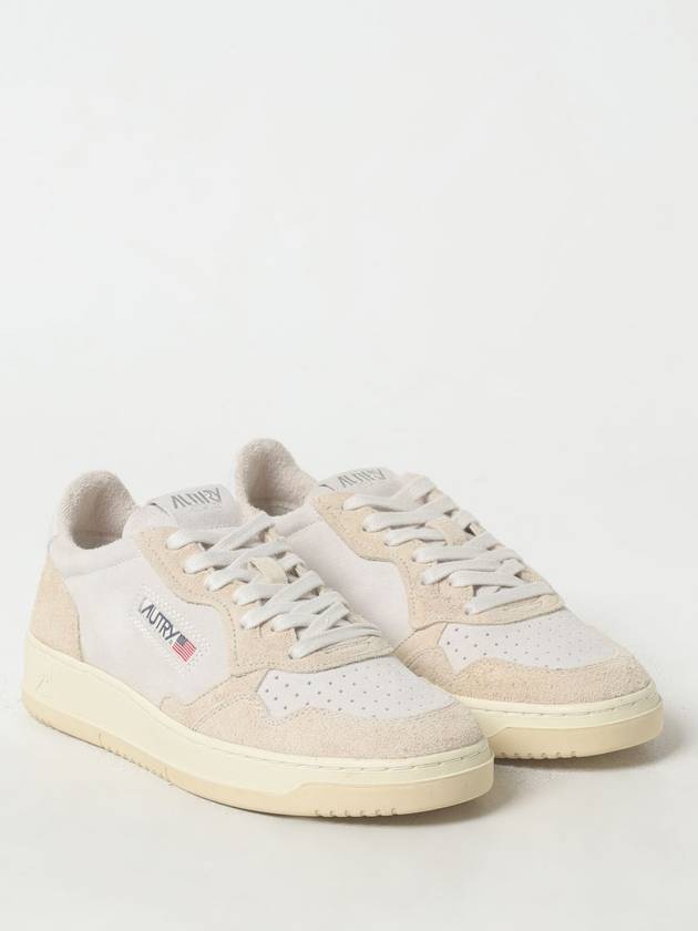 Medalist Logo Patch Low-Top Sneakers Beige - AUTRY - BALAAN 3