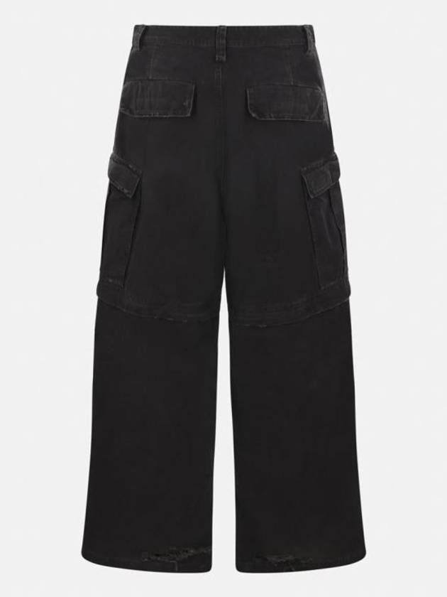 Cargo Straight Pants Black - BALENCIAGA - BALAAN 3