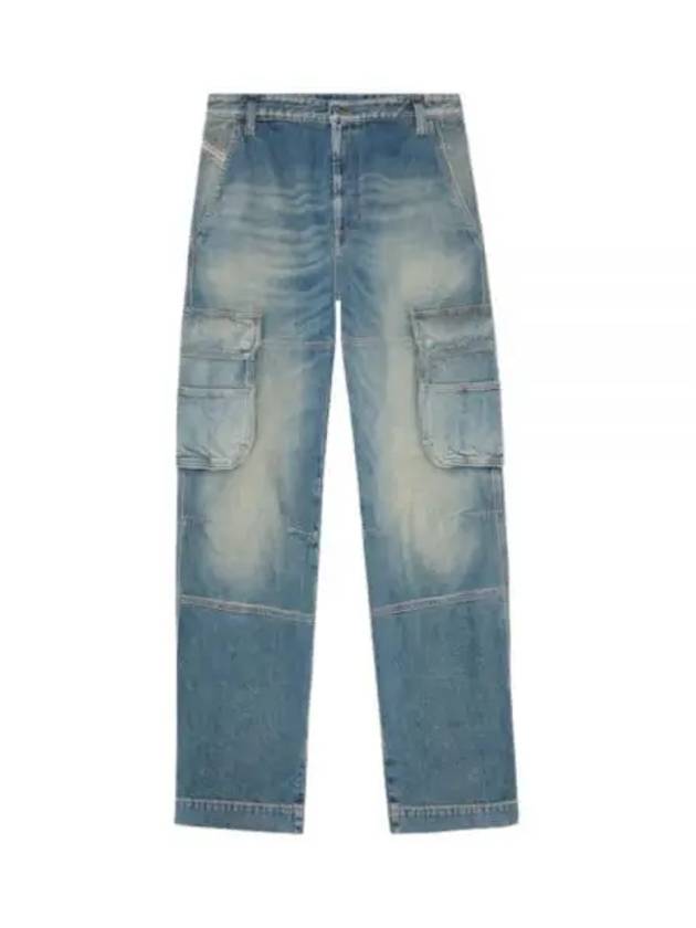 D Fish Straight Jeans Blue - DIESEL - BALAAN 2