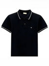 Embroidery Bee Polo Shirt Black - DIOR - BALAAN 2