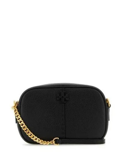 McGraw Logo Camera Shoulder Bag Black - TORY BURCH - BALAAN 2