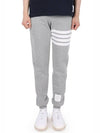 Men's Classic Loopback Engineered 4-Bar Sweatpants Light Grey - THOM BROWNE - BALAAN 4