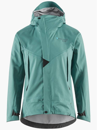 Women's Ashinya Waterproof Zip-Up Hoodie Brush Green - KLATTERMUSEN - BALAAN 2