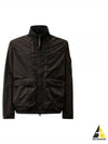 Men's Chrome-R Zip-Up Jacket Black - CP COMPANY - BALAAN 2