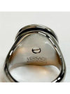 Men's Enamel Medusa Ring Silver - VERSACE - BALAAN 6