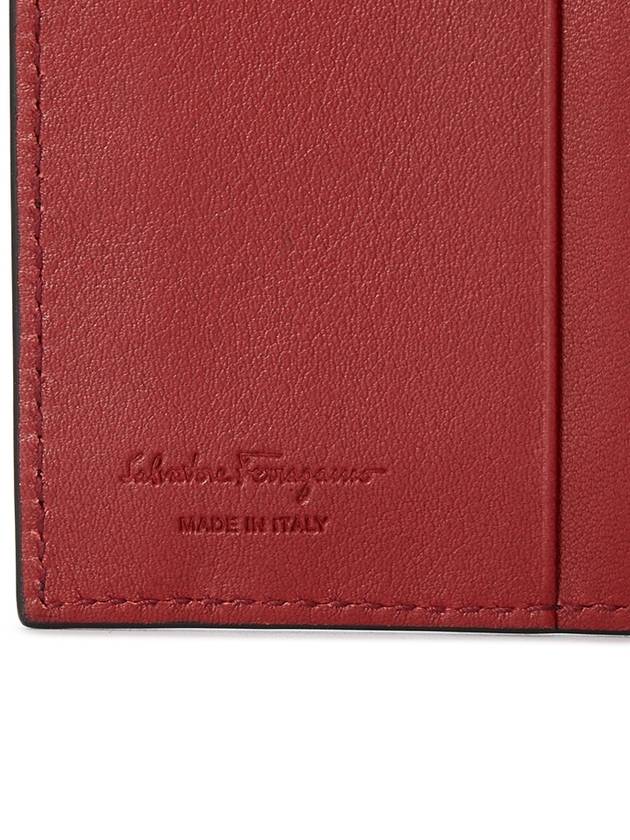 Gancini Card Wallet Black - SALVATORE FERRAGAMO - BALAAN 8